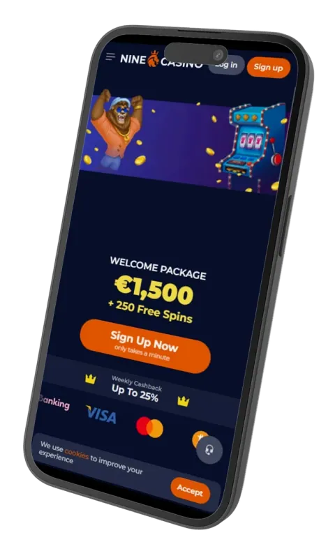 Nine Casino su iPhone
